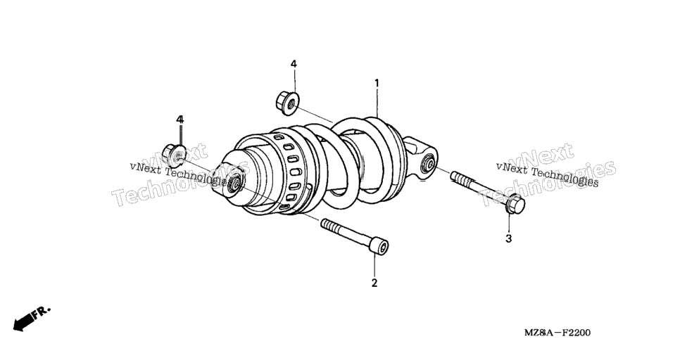 Rear Shock Absorber