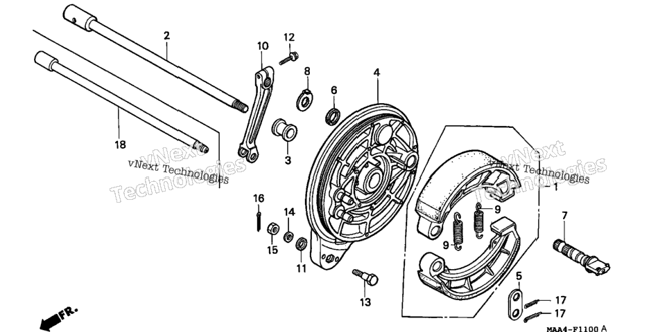 Rear Brake Panel