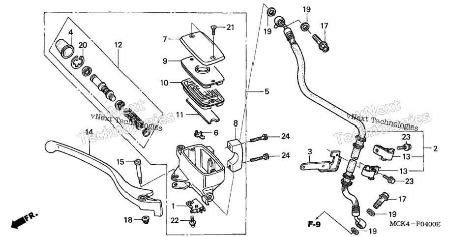 Front Brake Master Cylinder