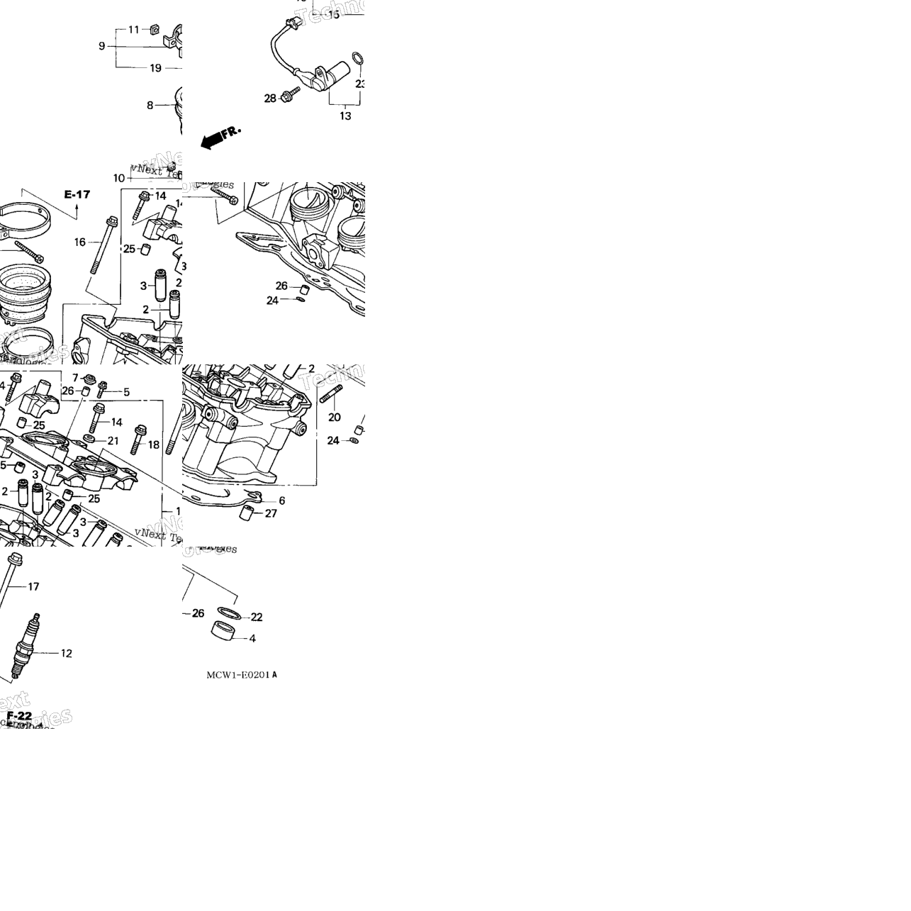 Cylinder Head (Rr.)