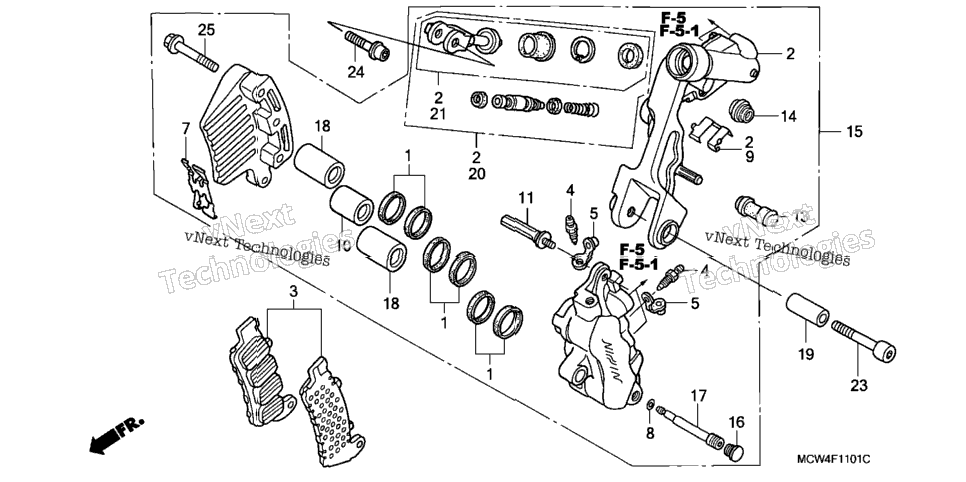 Left Front Brake Caliper