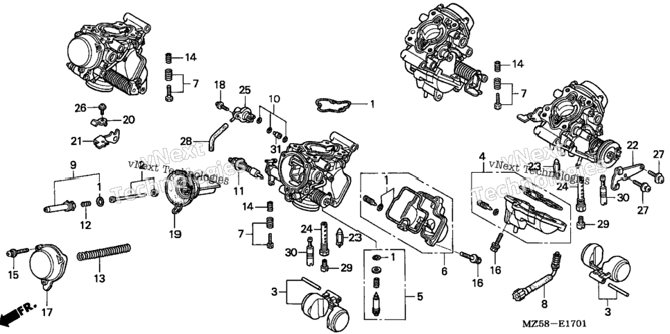 Carburetor (Component Parts)