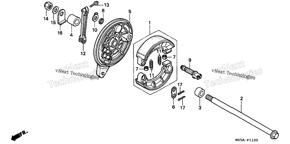 Rear Brake Panel