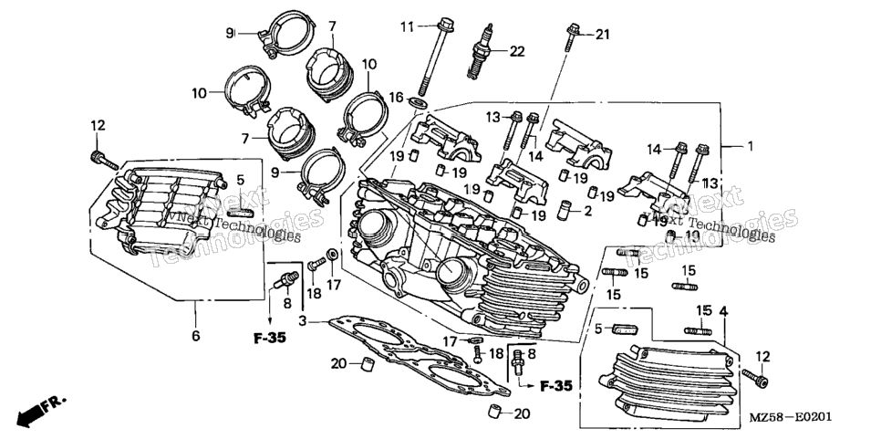 Rear Cylinder Head