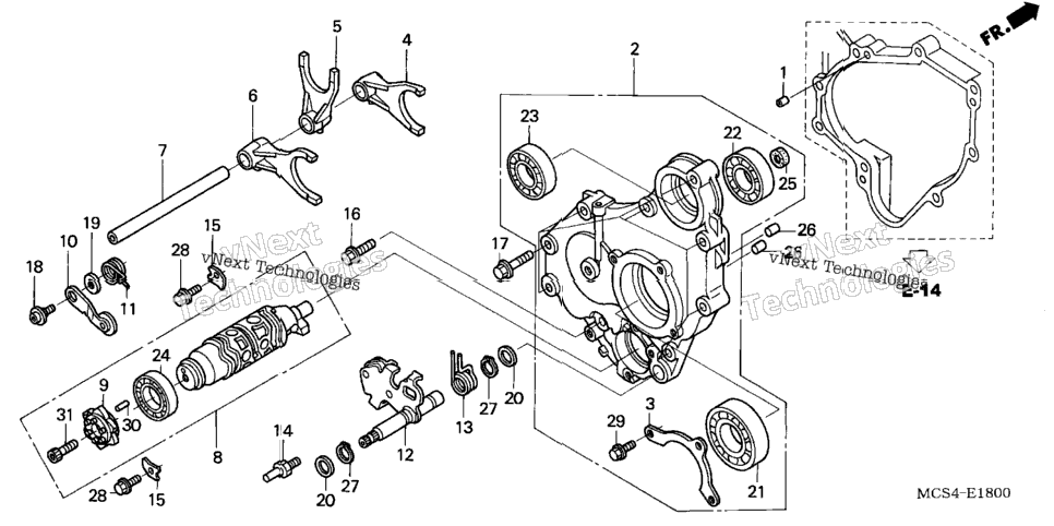 Gearshift Drum