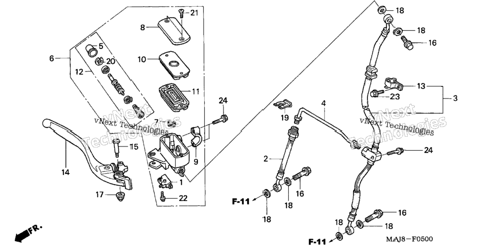 Front Brake Master Cylinder