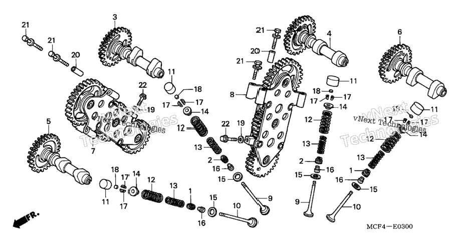 Camshaft + Valve