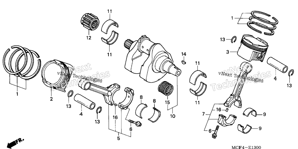Crankshaft + Piston
