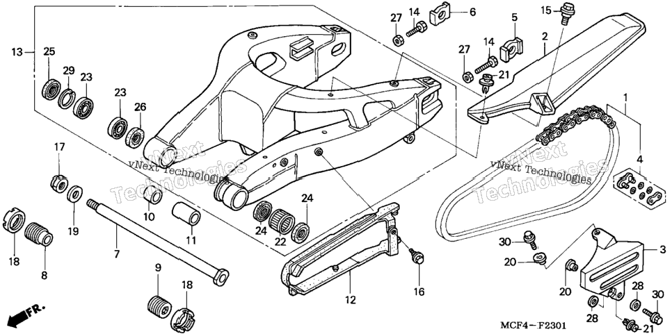 Swingarm ('02-'05)