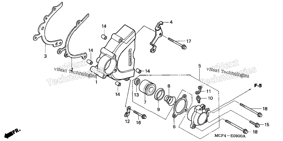 Left Crankcase Cover