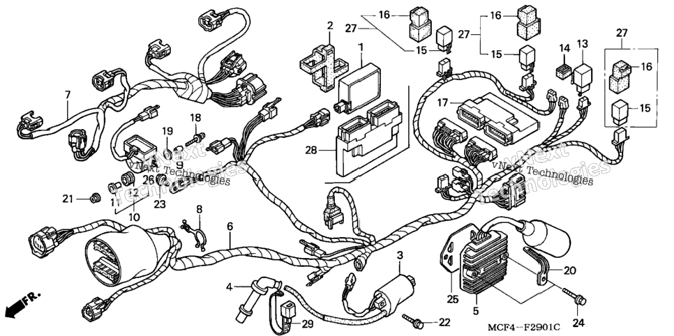 Wire Harness (Rr.)