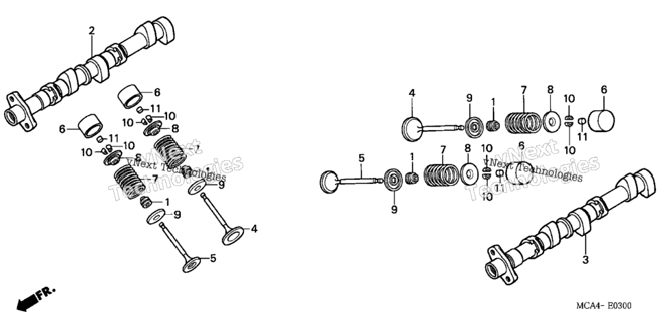 Camshaft + Valve