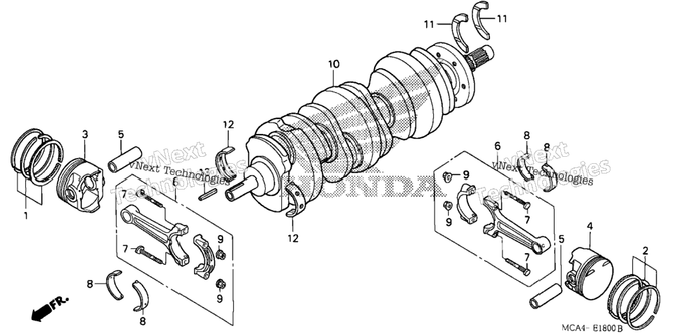 Crankshaft + Piston