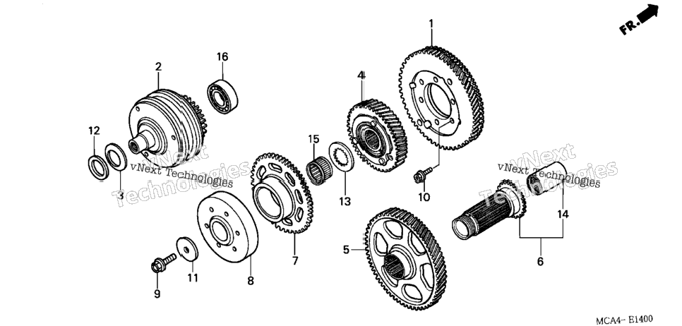 Primary Drive Gear