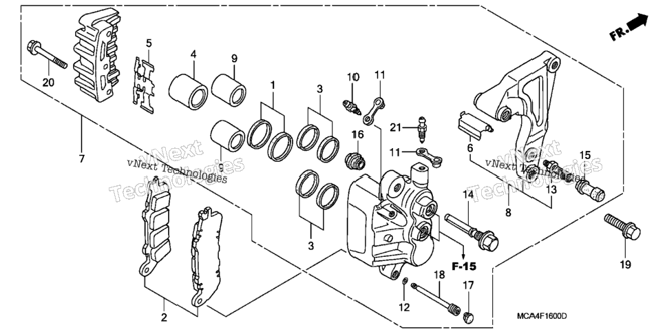 Rear Brake Caliper