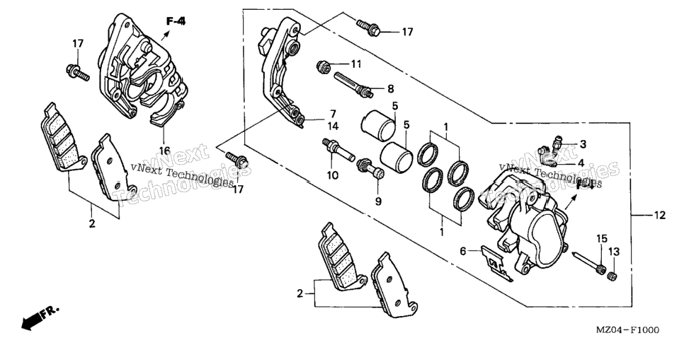 Front Brake Caliper