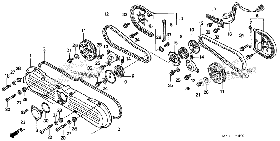 Front Cover + Timing Belt