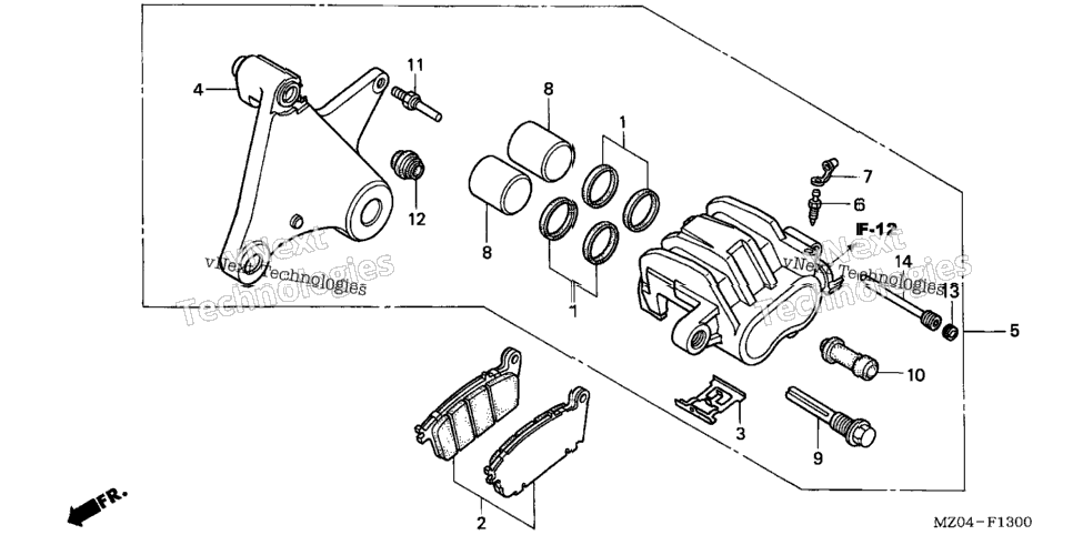 Rear Brake Caliper
