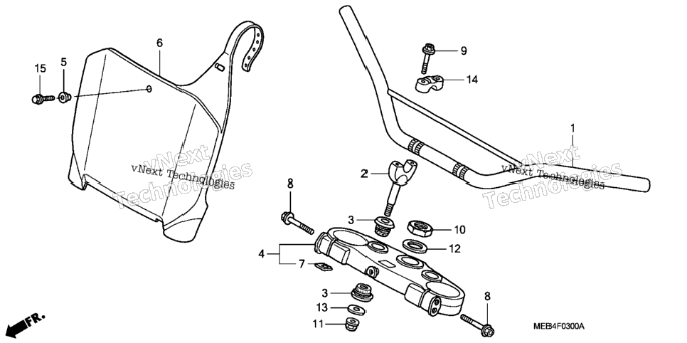 Handlebar + Top Bridge ('02-'03)