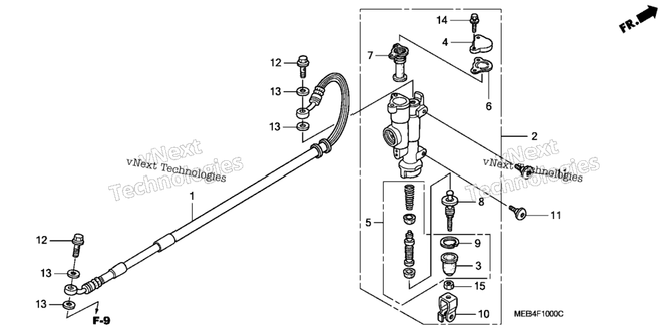 Rear Brake Master Cylinder