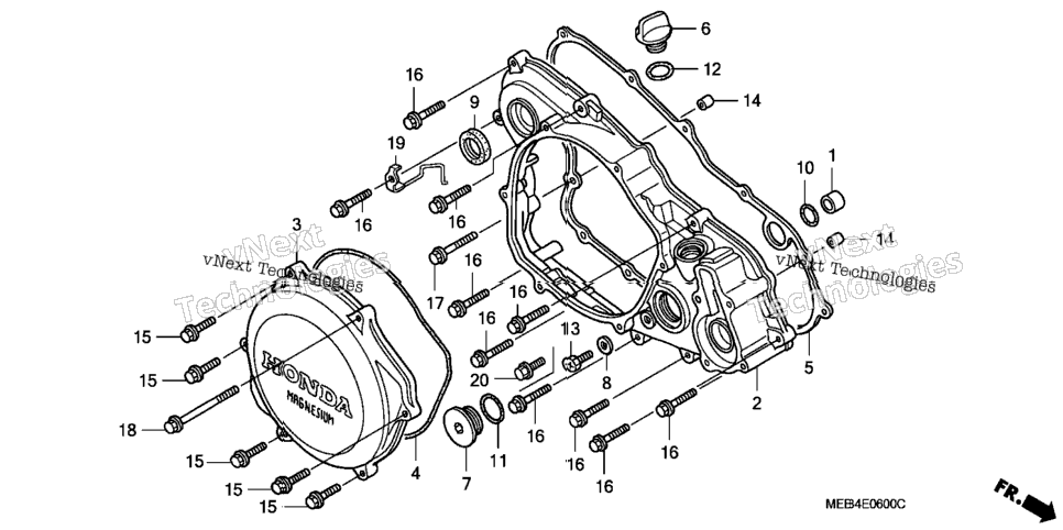 Right Crankcase Cover