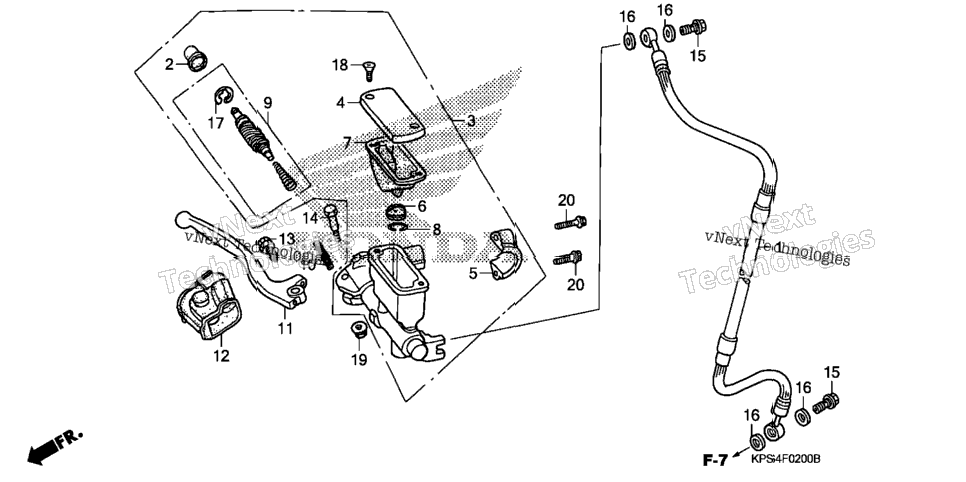 Front Brake Master Cylinder