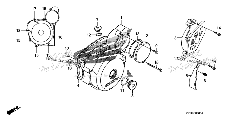 Left Crankcase Cover