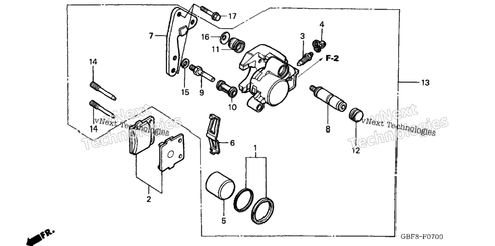 Front Brake Caliper