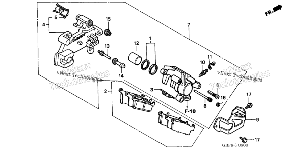 Rear Brake Caliper