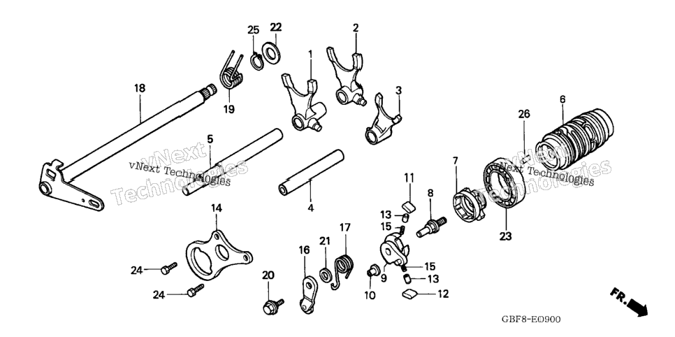 Gearshift Drum