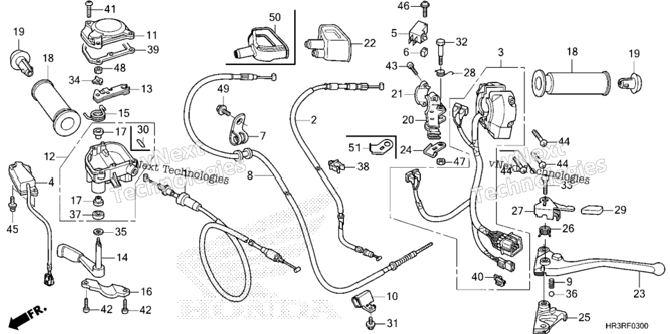 HANDLE LEVER / SWITCH / CABLE