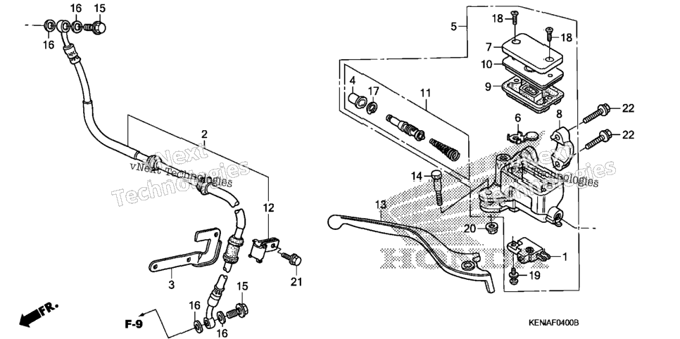 Front Brake Master Cylinder
