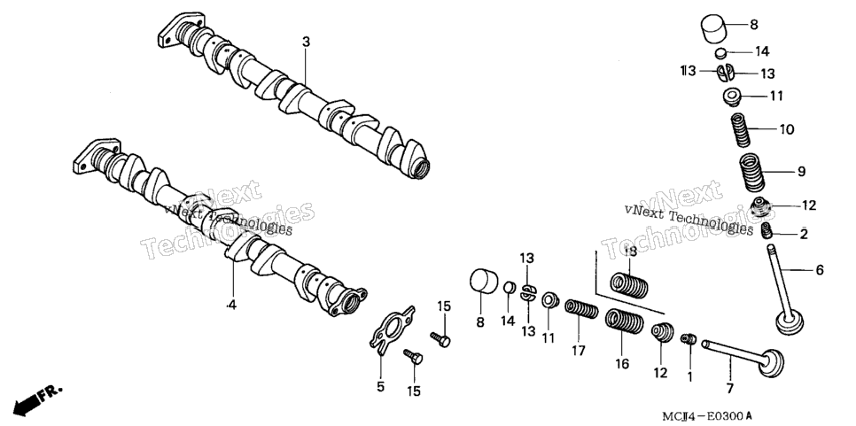 Camshaft + Valve