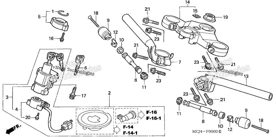 Handlebar + Top Bridge