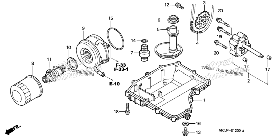 Oil Pan + Oil Pump