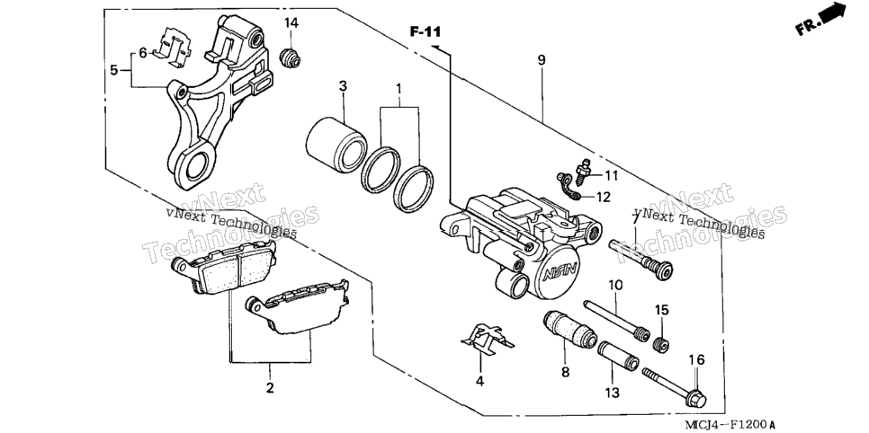 Rear Brake Caliper