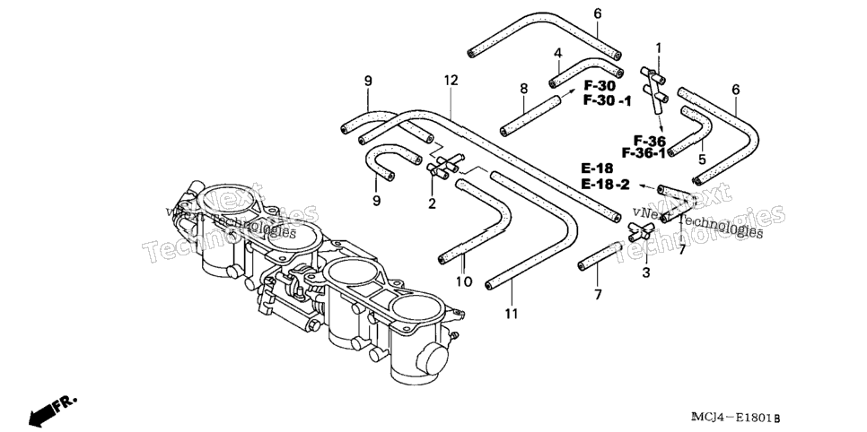 Throttle Body (Tubing)