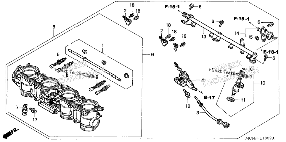 Throttle Body Assy. ('02-'03)