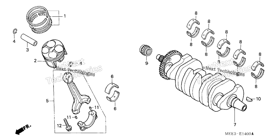 Crankshaft + Piston