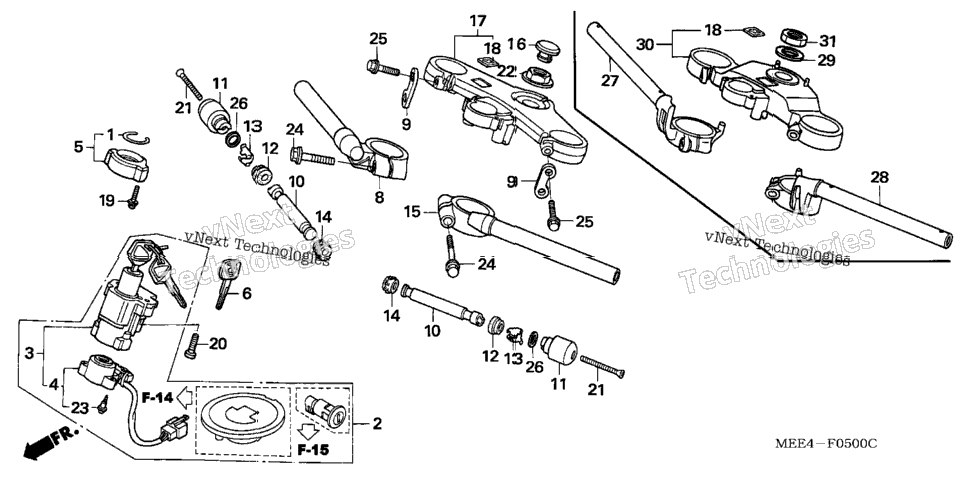 Handlebar + Top Bridge