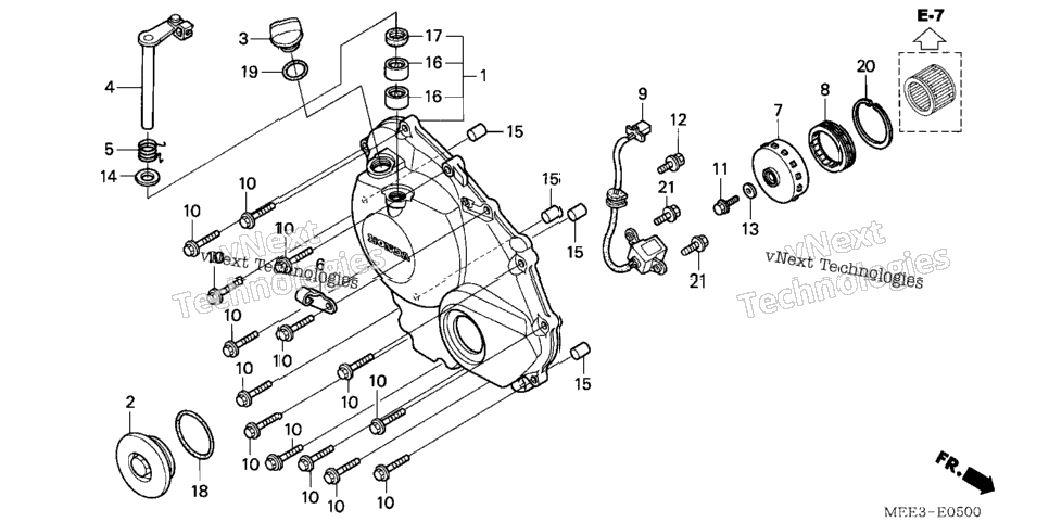 Right Crankcase Cover