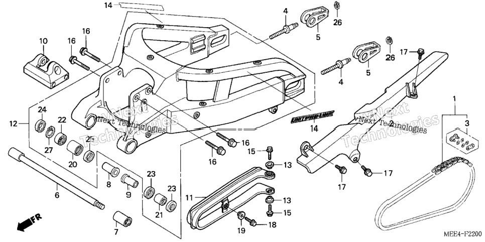 Swingarm ('03-'04)
