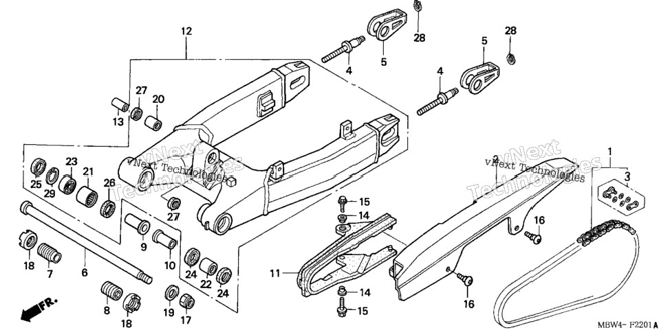 Swingarm ('01-'06)