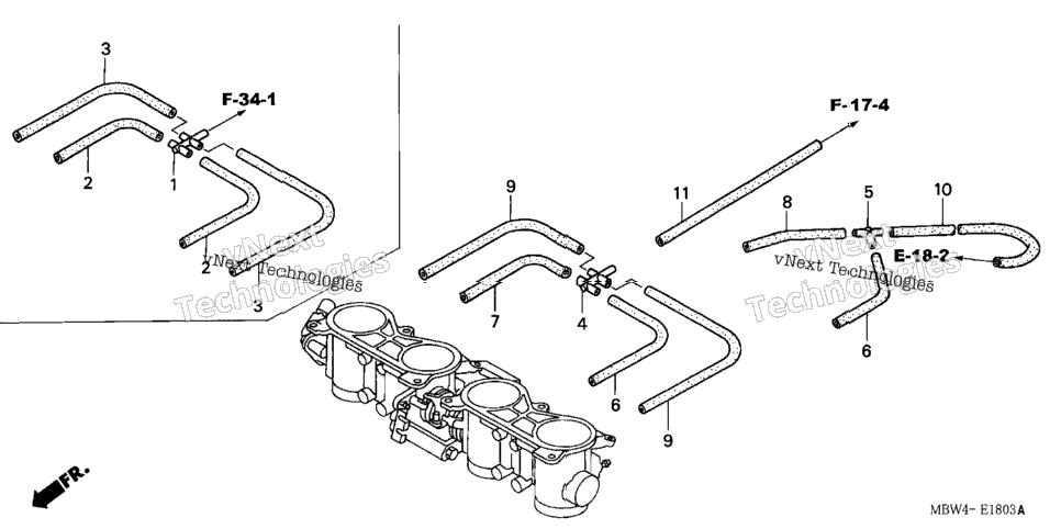 Throttle Body (Tubing)