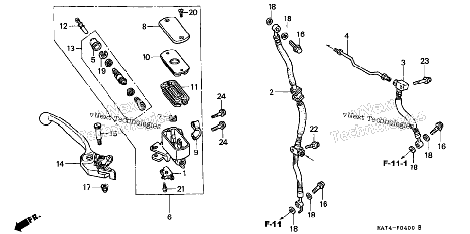 Front Brake Master Cylinder