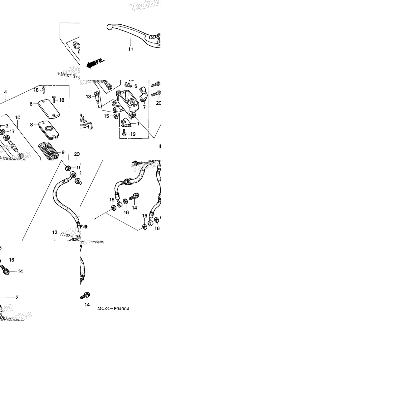 Front Brake Master Cylinder