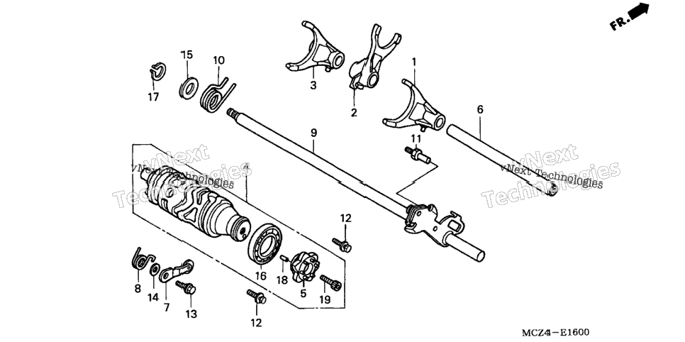 Gearshift Drum