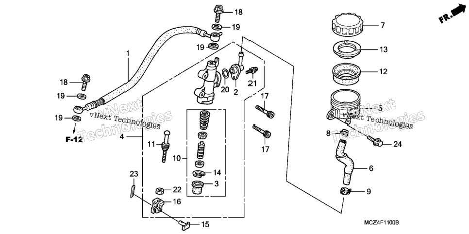 Rear Brake Master Cylinder
