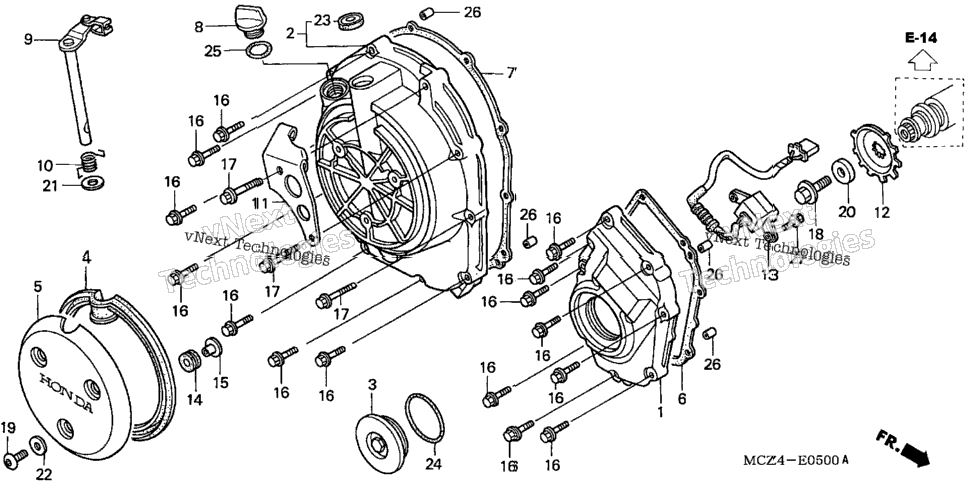 Right Crankcase Cover