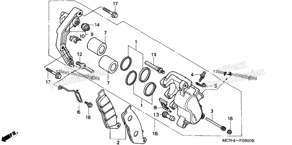 Front Brake Caliper